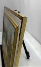 Load image into Gallery viewer, Landscape With A Lake House And Meadow Double Framed Wall Art Painting
