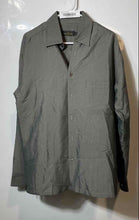 Load image into Gallery viewer, Bugatchi Uomo Mens Gray Long Sleeve Collared Button-Up Shirt Size Large
