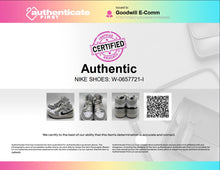 Load image into Gallery viewer, Authentic Nike Womens Air Jordan 1 Mid Gray White Black Sneaker Shoes Size 6
