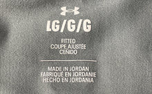 Load image into Gallery viewer, Under Armour Mens Gray Thumbholes Long Sleeve Quarter-Zip Pullover Shirt Size L
