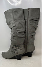 Load image into Gallery viewer, So Authentic American Heritage Womens Limousine Gray Knee High Boots Size 8 M
