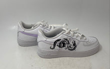 Load image into Gallery viewer, Nike Kids Air Force 1 White Low Top Lace-Up Sneaker Shoes Size 4Y
