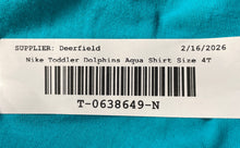 Load image into Gallery viewer, Nike Toddler Boys Aqua Miami Dolphins Short Sleeve Pullover T-Shirt Size 4T
