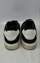 Load image into Gallery viewer, Primark Mens Black Leather Round Toe Lace-Up Low Top Sneakers Shoes Size 9
