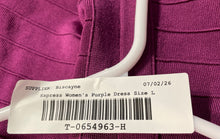 Load image into Gallery viewer, Express Womens Purple Sleeveless Short Bodycon Dress Size Large
