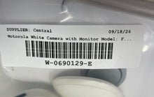 Load image into Gallery viewer, Motorola Model FOCUS86 White Home Monitoring Camera With Monitor Not Tested
