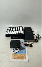 Load image into Gallery viewer, Igloo Essentials Black White Folding Piano Keyboard For Kids With Box Untested
