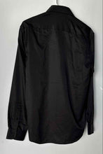 Load image into Gallery viewer, Geoffrey Beene Mens Black Long Sleeve Slim Fit Dress Shirt Size Medium With Tag
