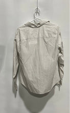 Load image into Gallery viewer, Worthington Womens White Striped Long Sleeve Collared Button-Up Shirt Size 12

