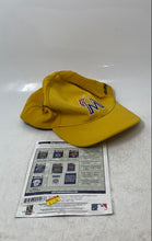 Load image into Gallery viewer, AutoNation Unisex Yellow MLB Miami Marlins Baseball Cap 25th Anniversary Patch
