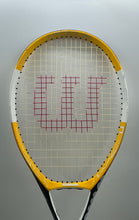 Load image into Gallery viewer, Wilson N-Focus &amp; N-Code Black And Yellow Comfort Grip Tennis Racket With Bag

