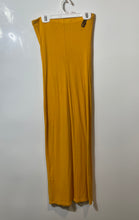 Load image into Gallery viewer, Forever 21 Womens Yellow Ribbed Strapless Regular Fit Tube Maxi Dress Size M
