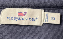 Load image into Gallery viewer, Vineyard Vines Womens Blue Long Sleeve Quarter-Zip Pullover Sweatshirt Size XS
