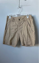 Load image into Gallery viewer, Armani Exchange Womens Beige Flat Front Slash Pocket Chino Shorts Size 2
