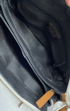 Load image into Gallery viewer, Great America Womens Black White Cream Leather Shoulder Crossbody Bag
