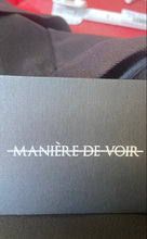 Load image into Gallery viewer, Maniere De Voir Mens Black Pleated Front Belted Trouser Pants Size 38 With Tag
