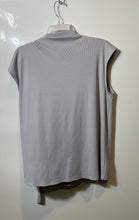 Load image into Gallery viewer, Worthington Womens Gray Pinstripe Blouse Top &amp; A-Line Skirt 2-Piece Set Size XXL
