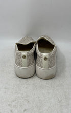 Load image into Gallery viewer, Michael Kors Womens Beige And White Signature Print Sneaker Shoes Size 7.5M
