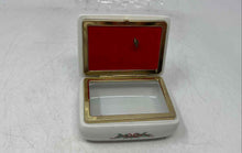 Load image into Gallery viewer, 1985 Heritage House Melodies Of Christmas Silver Bells Trinket Music Box

