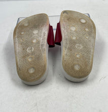 Load image into Gallery viewer, Authentic Dolce &amp; Gabbana Kids White Red Slip-On Slide Sandals EUR 29/30 WORN
