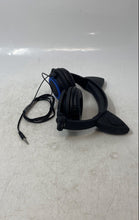 Load image into Gallery viewer, Black Blue Foldable Wired 3.5mm Jack Cat Ear Gaming Headphones Untested
