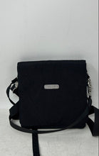 Load image into Gallery viewer, Baggallini Womens Black Inner Pockets Detachable Strap Crossbody Handbag
