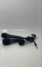 Load image into Gallery viewer, Lot Of 2 Pcs Black Audio Equipment Karaoke Wired Dynamic Microphone Not Tested
