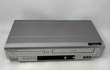 Load image into Gallery viewer, Emerson EWD2003 Silver HQ 4 Head Video Cassette Recorder/DVD Player Not Tested
