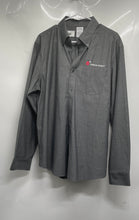 Load image into Gallery viewer, Brooks Brothers Mens Gray Wrinkle Free Long Sleeve Button-Up Shirt Size Large
