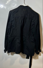 Load image into Gallery viewer, Converse One Star Womens Black Denim Utility Pockets Belted Jacket Size XL
