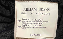 Load image into Gallery viewer, Authentic Armani Jeans Womens Black Sleeveless Draped Front Tank Top Size XS
