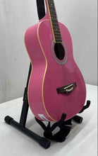 Load image into Gallery viewer, Delentante Daisy Rock Pink 6 String Right Handed Beginner Acoustic Guitar
