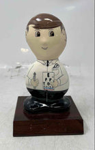 Load image into Gallery viewer, Rock Heads 1999 Ceramic Eye Doctor Eye Chart Signed Figurine On Wood Base
