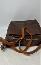 Load image into Gallery viewer, Valentina Womens Brown Leather Bottom Studs Adjustable Strap Crossbody Handbag
