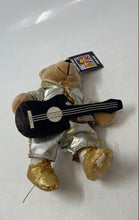 Load image into Gallery viewer, Elvis Presley Collectible Gold Suit And Guitar Plush Bear Doll With Tags
