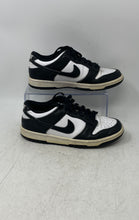 Load image into Gallery viewer, Nike Unisex Kids Dunk Low CW1590-100 White Black Leather Sneaker Shoes Size 5.5Y
