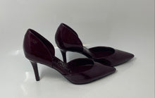 Load image into Gallery viewer, Calvin Klein Womens Gloria Burgundy Pointed Toe Stiletto D'Orsay Heels Size 8.5
