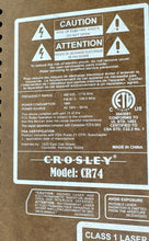 Load image into Gallery viewer, Crosley Musician CR74 Brown Portable 3-Speed Belt-Driven Turntable Not Tested
