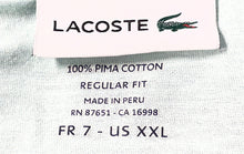 Load image into Gallery viewer, Lacoste Mens Light Green Cotton Regular Fit Short Sleeve Pullover T-Shirt Sz XXL
