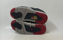 Load image into Gallery viewer, Nike Kids Air Jordan 4 RM FQ7938-061 Black Red Lace-Up Sneaker Shoes Size 6Y
