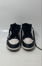 Load image into Gallery viewer, Nike Kids Air Jordan 1 Mid Black White Leather Lace-Up Sneaker Shoes Size 3Y
