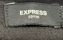 Load image into Gallery viewer, Express Womens Editor Black Flat Front Pockets Straight Leg Dress Pants Size 4R
