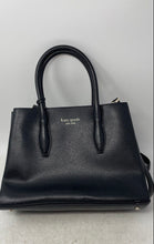 Load image into Gallery viewer, Kate Spade New York Womens Eva Black Leather Detachable Strap Satchel Handbag
