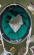 Load image into Gallery viewer, Pigalle Unisex Green Velvet Embroidery Traditional Mexican Mariachi Sombrero Hat
