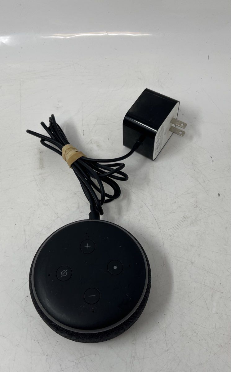 Amazon Alexa Echo Dot Black Smart Home Speaker Not Tested