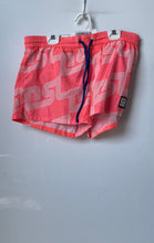 Load image into Gallery viewer, Diesel Womens Orange Printed Elastic Waist Drawstring Athletic Shorts Size Small
