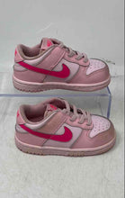Load image into Gallery viewer, Nike Girls Dunk Low DH9761-600 Pink Round Toe Slip-On Sneakers Shoes Size 7C

