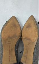 Load image into Gallery viewer, French Connection Womens Gray Black Pointed Toe Slip-On Ballet Flats Size 7.5
