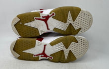 Load image into Gallery viewer, Nike Kids Jordan 6 Retro 384665-113 White Red Basketball Shoes Size 6.5Y

