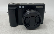 Load image into Gallery viewer, Model DC101 Black 4K CMOS Zoom LCD Screen Compact Digital Camera Not Tested
